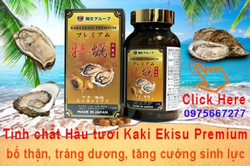 TINH CHẤT HÀU TƯƠI NHẬT BẢN - KAKI EKISU PREMIUM  - BỔ THẬN, TRÁNG DƯƠNG, TĂNG CƯỜNG SINH LỰC